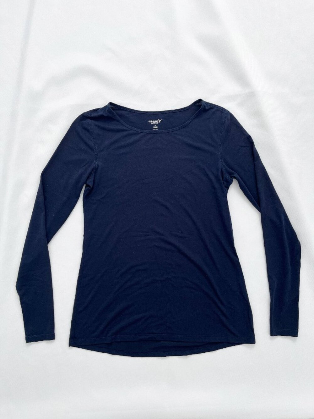 Old Navy Active Boatneck Long Sleeve Navy Shirt Women's XS